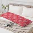 thumbnail image 6 of Red Palm Tree Body Pillow Cover 20 x 54 Inch Decorative Pillow Cover Summer Botanical Tropical Tree Lumbar Pillowcase Seasonal Rectangle Cushion Case for Couch Sofa Bed Living Room, 6 of 9