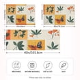 thumbnail image 2 of Yayeee Pillowcase Standard Size Set of 2 Satin Wrinkle Resistant Pillow Case, Cartoon Plants, 2 of 7