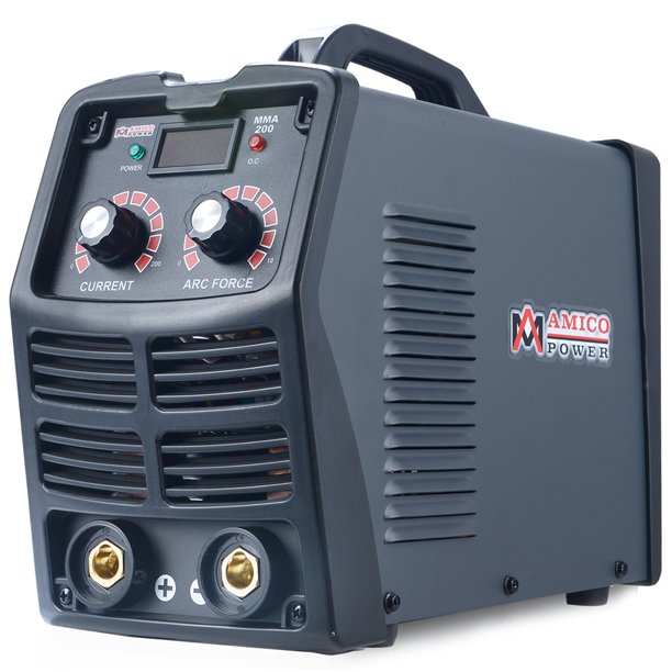 MMA200, 200 Amp Digital Display LCD Stick ARC DC Welder, 115V & 230V Dual Voltage Welding