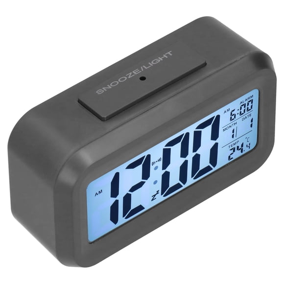 Reloj despertador digital LED NikouMX Pantalla grande diseñada para el futuro