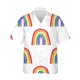 thumbnail image 3 of Camisetas con estampado 3D de la bandera del arcoíris LGBT para hombres y mujeres, camisetas de manga corta con solapa y personalidad a la moda, camisetas con botones para hombres, 3 of 5