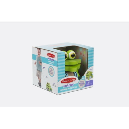 Melissa & Doug First Play Frolicking Frog Pull Toy