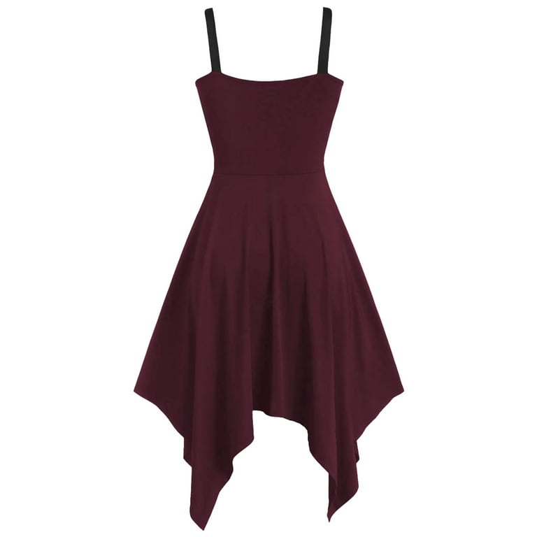 YABCSAZ Summer Dresses for Women 2024 Sleeveless Floral Print Tank Dress  Round Neck Zip Sling Casual Backless Sundress for Hawaiian Holiday Beach -  Walmart.com