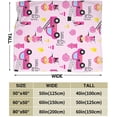thumbnail image 3 of Girly Firefighters Cute Pink Fire Truck Throw Blanket Super Soft Warm Bed Blankets for Couch Bedroom Sofa Office Car, All Season Cozy Flannel Plush Blanket for Girls Boys Adults, 50"X40", 3 of 6