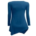 thumbnail image 3 of CHOK Robe Tunique à Manches Longues Col en V Mouchoir Longue Tunique T-Shirt pour Femmes, 3 of 3