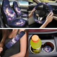 thumbnail image 4 of KUIFORTI Purple Butterfly Car Seat Covers Wear-Resistant 14 Pack Automotive Rear Front Seat Protector Washable Elastic Fabrics Universal Fit for Vehicles,Cars,Suvs,Vans,Sedans, 4 of 7