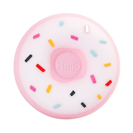 

Hloma Cute Donut Shape Rechargeable Smart Touch 3 Colors Adjustable Night Light Lamp