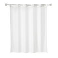 thumbnail image 2 of Whitmor No Hook Split Ring Plainweave Shower Curtain w/No Snap Liner, 71" x 77", 2 of 4