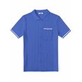 thumbnail image 5 of COOFANDY Men's Short Sleeve Knit Shirts 2025 Vintage Button Down Polo Shirt Casual Beach Tops, 5 of 6
