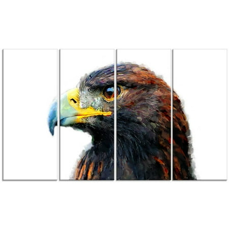 Gold Eagle 4 Piece - Design Art Metal 'Golden Eagle' 4 Piece Graphic Art Set
