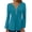 Blue#2, variant on Womens Clothes Plus Size,Sweatshirts for Women Oversized,Women's V-Neck Casual Trumpet 3/4 Sleeve Printed Buttoned Basic Ruched Corset Tunic Tops Pleated T-shirts Blouses Blue XXL