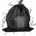 thumbnail image 1 of Bolsa de bloqueo de bomba de estanque, paquete de 2, red de filtro industrial, para filtro biológico de estanque, negro, negro, 1 of 5