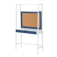 thumbnail image 4 of BYO Kids Ladder Desk with Bulletin Board, Navy Blue/White, 4 of 8