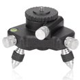 thumbnail image 1 of ZOUSSIQI G1/4 External Thread Infrared Tripod Bracket Base Aluminum Alloy 360° Rotation Tripod Leveling Base JU316-71037, 1 of 13