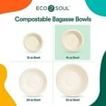 thumbnail image 5 of ECO SOUL 100% Compostable 16 oz Soup Bowls [1000-Pack] Disposable Dessert Bowls I Heavy Duty Paper Bowl I Eco-friendly Salad Bowl I Biodegradable Bowls, 5 of 6