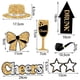 thumbnail image 5 of 30 piezas de accesorios para fotomatón de fiesta, dorados, 5 of 5