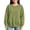#A01-Army Green, variant on Abcomgle Girls Sweatshirt Size 10-12 Cute Crewneck Long Sleeve Pullover Sweatshirts for Girls Preppy Solid Color Sweaters for Girls 10-12 Cotton Winter Clothes for Tween Girls