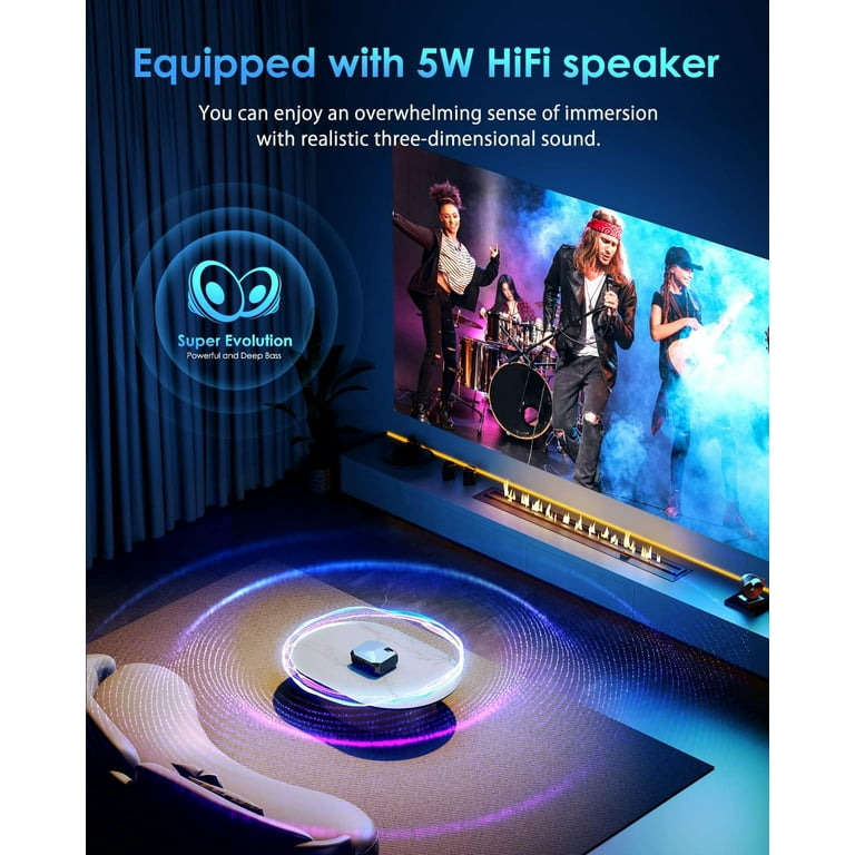 Free Shipping! YOWHICK DP03 4K Cinema LED Projector - 1080P