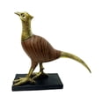 thumbnail image 2 of Figura de pájaro, estatua, decoración, colección de accesorios, adorno de pájaro, escultura animal Patrón de madera oscura, 2 of 9