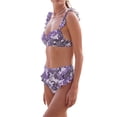 thumbnail image 4 of Arvbitana Women's Bikini Swimsuit Two Piece Bikini Swimwear Print Sleeveless Straps Padded Bra and Thong Bottoms Beach Bikini Set, 4 of 7