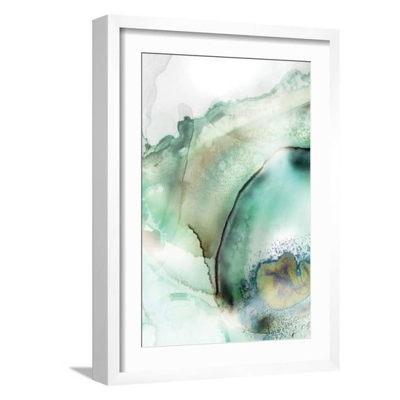 Art.com Mint Bubbles II Art Print by PI Studio, White Frame Wall Art, 17" x 23"