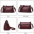 thumbnail image 3 of Fashion Crossbody Bags for Women Soft Leather Purses and Handbags Ladies Shoulder Bag Casual, 3 of 7