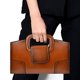 thumbnail image 2 of ZLMBAGUS - Bolso de mano vintage con solapa y asa superior para mujer, Marrón, Talla unica, 2 of 5