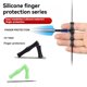 thumbnail image 3 of 15 Juegos de Protectores de Dedos de Silicona para , Protectores de Dedos para Tiro con , Sin Protector de Dedos, Color Rojo, 3 of 7