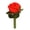 Red, variant on YIFAEUX Rose Plush Toy Realistic Flower Design Soft Healing Never Withering Imitation Rose Flower Emotional Companion Toy