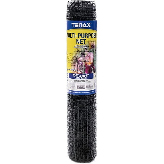 60041909 Muti-Purpose Multipurpose Net, 2' x 50', Black