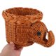 thumbnail image 5 of unbranded Cesta Tejida Imitación Rattan Para Pan Y Con Elefante Decorativo, 5 of 6