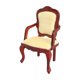 thumbnail image 1 of Muebles en miniatura a escala 1/12, sillas, accesorios para casas de muñecas, adornos, sillas de madera para micropaisaje., 1 of 9