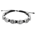 thumbnail image 2 of Bracelet Ajustable avec Médailles Miraculeuses (Noir), 2 of 3