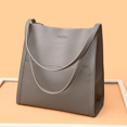 thumbnail image 3 of Women Vintage Casual PU Leather Bag Large Capacity Tote Bags Women Fashion Shoulder Bag Simple Crossbody Bag Lady Handbag, 3 of 4