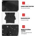 thumbnail image 4 of Guantes térmicos de invierno Trabajo en la nieve Guante cálido aislado para mujeres y hombres Negro M Ormromra CJWUS-6211, 4 of 6