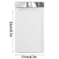 thumbnail image 3 of Gift Wrapping Paper Packaging Case Air Bubble Gift Envelopes Lined with Mylar Express Mailer Self-Seal 5Pcs, 3 of 8