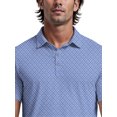 thumbnail image 4 of Ben Hogan Men's and Big Men’s Golf Clubs Print Short Sleeve Golf Polo Shirt, up to Size 5XL, 4 of 7