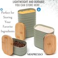 thumbnail image 3 of Juego de recipientes de cocina Mixpresso de plástico verde oliva, 3 unidades, 3 of 8