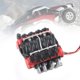 thumbnail image 5 of V8 1/10 RC simulación Motor cubierta enfriador Motor ventilador accesorio Universal para Trx4/scx10/scx10II, 5 of 10