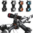 thumbnail image 3 of Bike Flashlight Light Mount Holder 360 Rotation Bicycle Clamp Clip Bracket 9CX9, 3 of 8