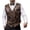H-993 Brown, variant on Black V Neck Vest for Mens Summer Fall Sleeveless Slimming Tunic Going Out Vintage Camisole Tank Renaissance Peasant Basic Steampunk Tops Vest Mens Button 2026 M