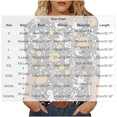 thumbnail image 3 of Miqool Womens Halloween T-Shirts 3/4 Sleeve Tops Loose Fit Round Neck Casual Tunic Blouse Fall Winter Holiday Graphic Tees,S-5XL, 3 of 5