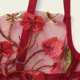 thumbnail image 1 of Mujeres Transparente Trajes De Baño Sujetadores Conjunto Floral Ropa Interior Lencería Bragaspangjing, 1 of 4