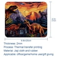 thumbnail image 5 of Dinosaur Printed Square Mouse Pad, 8.3x9.8 Inch Non-Slip Rubber Bottom Gaming Mouse Pad for Office Use, 5 of 6
