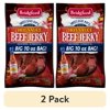 (2 pack) Bridgford Sweet Baby Ray's Hot Sauce Beef Jerky 10oz Resealable Bag