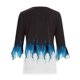 thumbnail image 4 of Xuyuer 3/4 Length Sleeve Womens Tops Round Neck Casual Summer Tunic Tops Basic Tees Blouses Cardigan Lightweight Button Down Casual Dressy T-Shirts Pleated Cute Shirts, 4 of 5