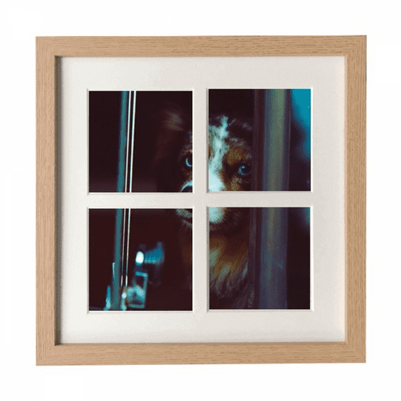 dog pet animal lly picture Frame Wall Tabletop Display 4 Openings Picture