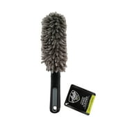 Auto Drive Auto Wheel Cleaner, Soft Chenille Microfiber, Grey