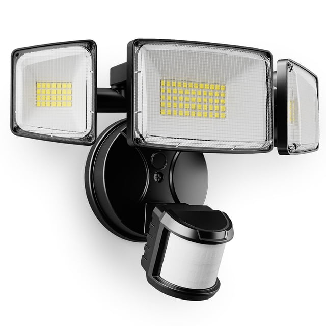 Luz LED de seguridad Onforu 75W con sensor de movimiento 7500LM