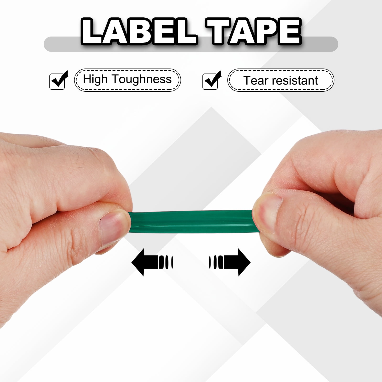 6 Rolls Tape, 0.4"x216ft Instruments Identification Tape Colored PET Adhesive for Steam Capacitors Circuit Boards Motors Electronic, Green